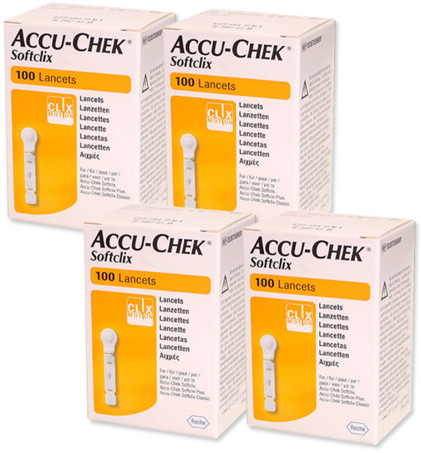 아큐첵 소프트클릭스 란셋, 4개, 100개입