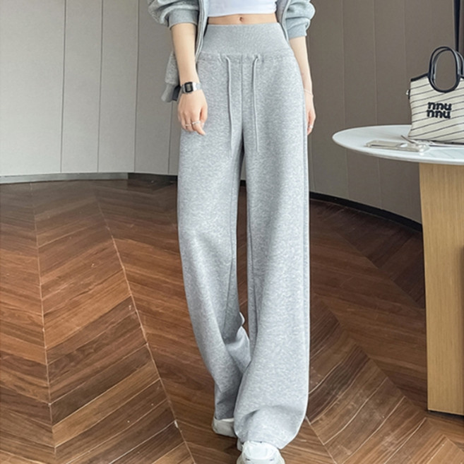 소니오 여성용 롱/기본 기장 스트링 데일리 팬츠