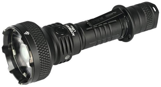 ACEBEAM L35 2.0 冷白光 5000流明 650米 高性能戰術手電筒, 黑色, 1支