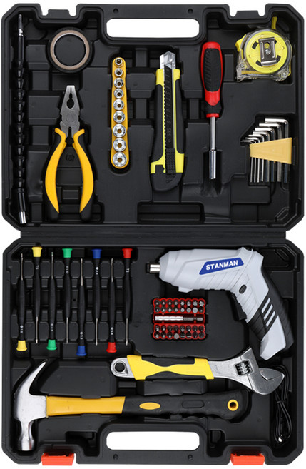 스탠맨 C타입 충전 전동드라이버 올인원 공구세트, 68종, 1세트