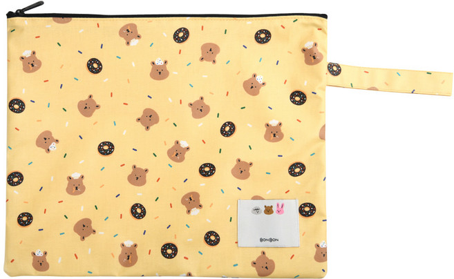 데일리라이크 봉봉 방수 파우치 01 Baking bear, 1개