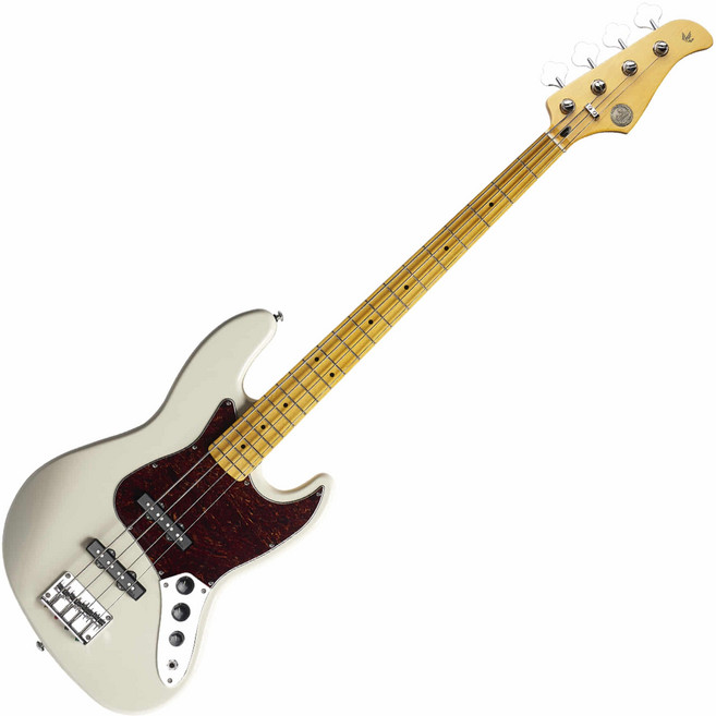 고퍼우드 베이스 기타, WHITE901B, 플로럴 화이트, 1개