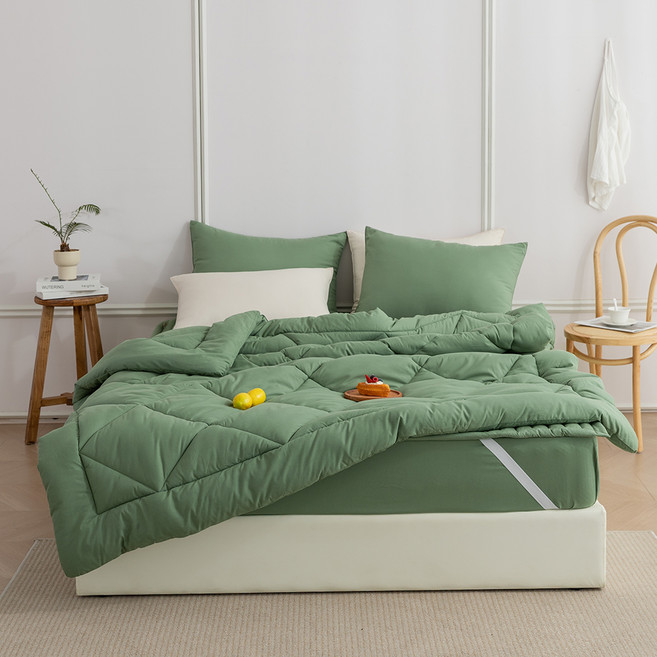 바자르 마카롱 사계절 옥수수솜 차렵이불 침구세트