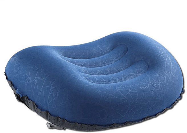 에이팀 매트 고정 에어 베개, 블루, 1개