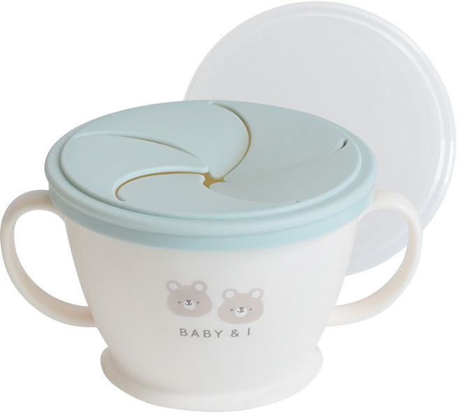 베이비앤아이 크림 스낵컵, 민트블루, 1개