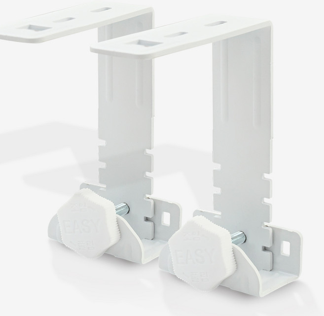 아라크네 블라인드 커튼 무타공 설치 올뉴 노노피스 롱버전, 화이트, 2개