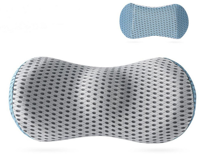 MINIPLE 記憶棉腰部靠墊, 藍色