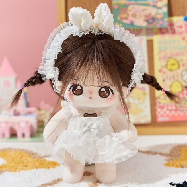 MochaDoll 白色天使連身裙棉娃娃衣