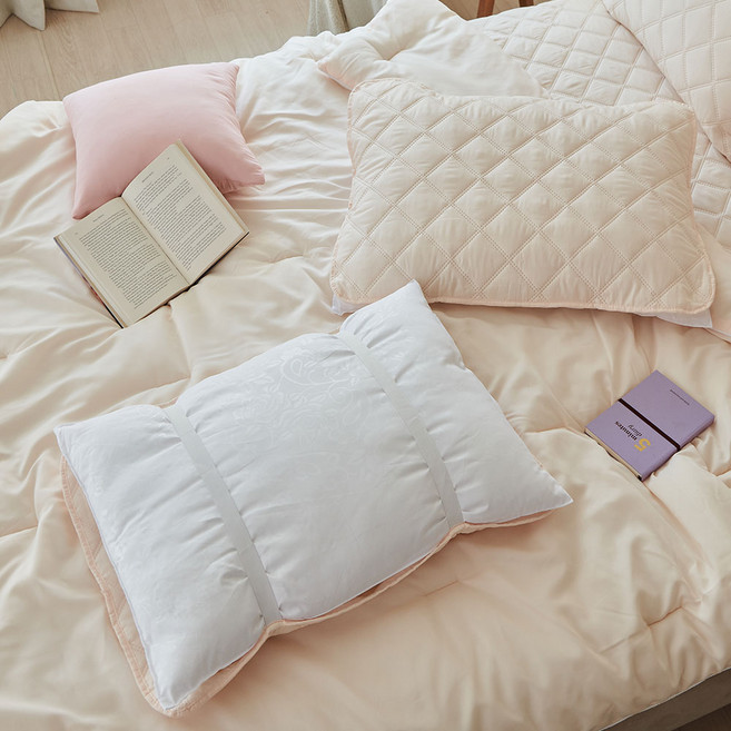 데시뉴 뉴노멀 항균 누빔 이중 밴딩형 베개커버