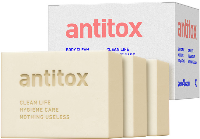 안티톡스 바디클린 밀키바, 3개, 94g