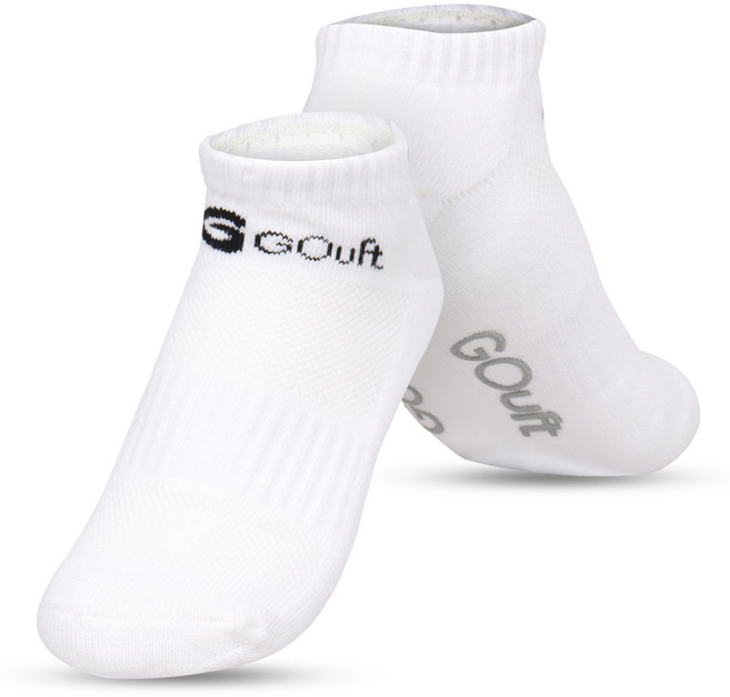 고프트 논슬립 단목 골프 양말 GGSS, 화이트(GGSS-WH)