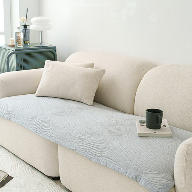 로제프 순면 60수 사계절 고정바 논슬립 소파패드