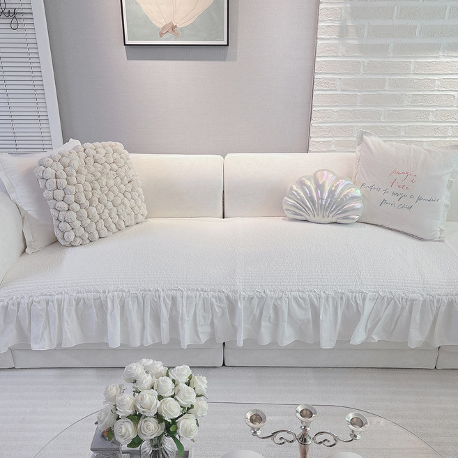 벨라이프 하늘하늘 프릴 소파패드