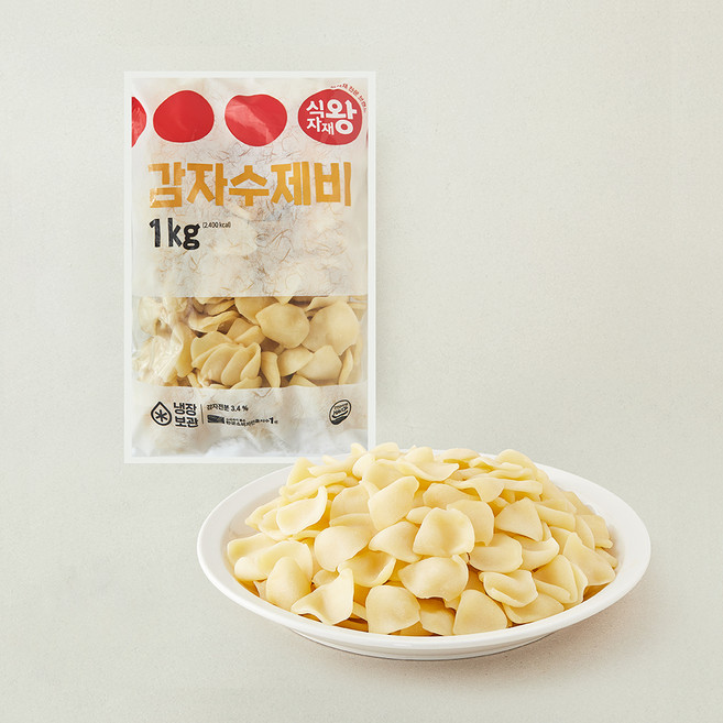 식자재왕 감자 수제비, 1kg, 1개