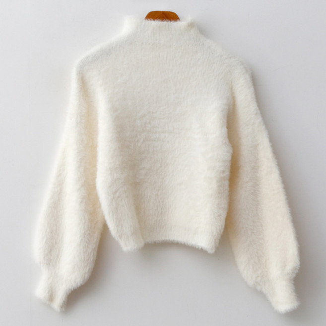 엔비룩 여성용 래빗 반목 니트