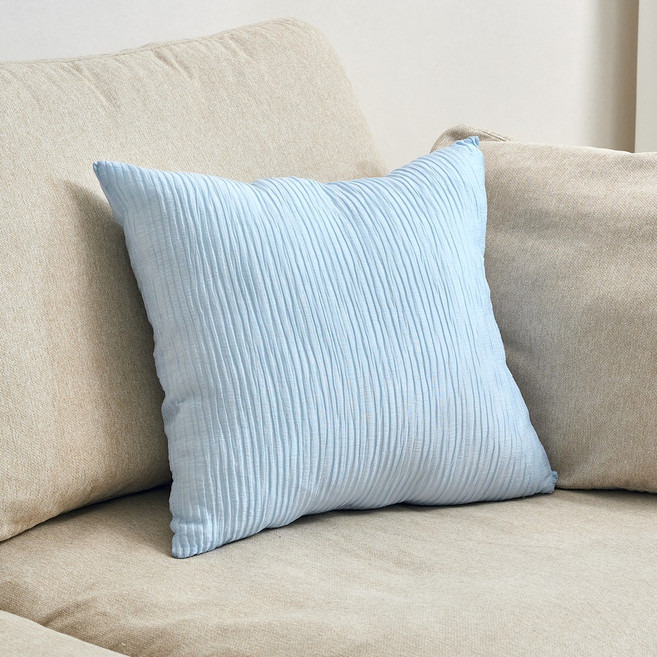 모던하우스 소프트셔링 솜포함 쿠션, 스카이블루