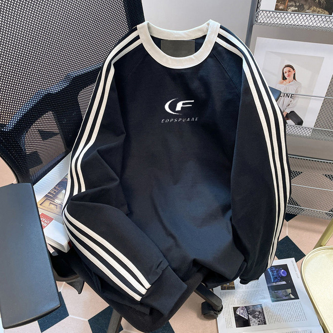 엘쏘 남녀공용 스트릿 캐주얼 맨투맨