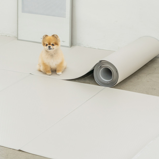 디팡 강아지 펫플레이 매트 폴딩타입, 젤리그레이, 1개