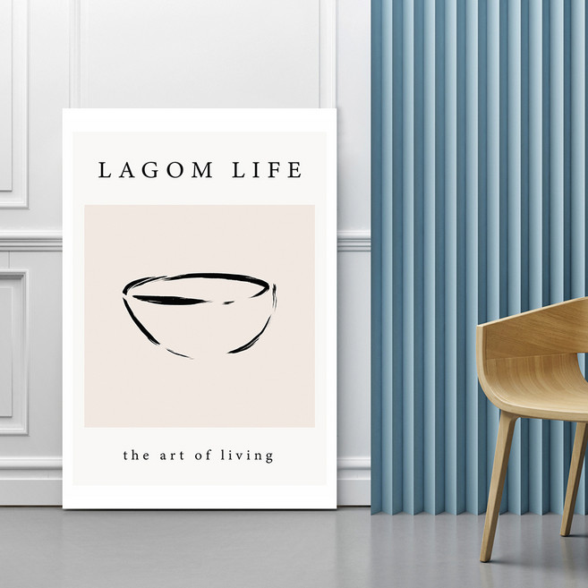 마니앤솔 높이조절 액자테이블 대, 보헤미안 볼