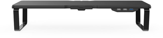 제닉스 M-DESK A1 모니터 받침대, 블랙