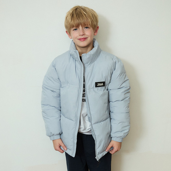 예일키즈 주니어 아동용 예일 베이직 숏 푸퍼 패딩 YJCCJPE43346