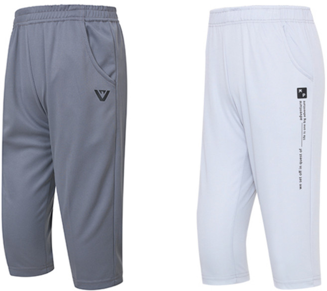 키스포 아동용 냉감 통기성 릴렉스 트레이닝 팬츠 2종 세트