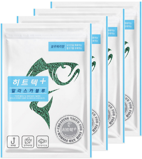 히트텍 플러스 떡밥 알라스카블루, 1400g, 4개