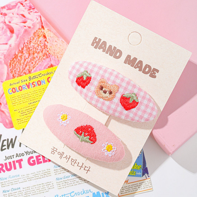 아기코끼리 달콤한 오후 헤어핀 세트