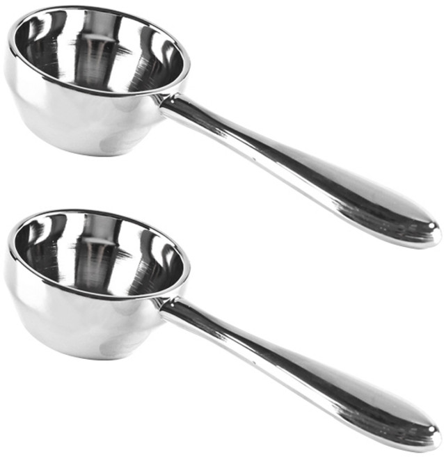 칼딘 커피 빈 커피 계량스푼 10g, 실버, 2개
