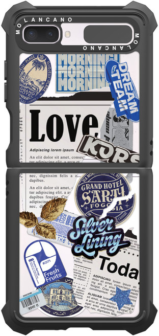 모란카노 임팩트 투명 유니크 디자인 휴대폰 케이스