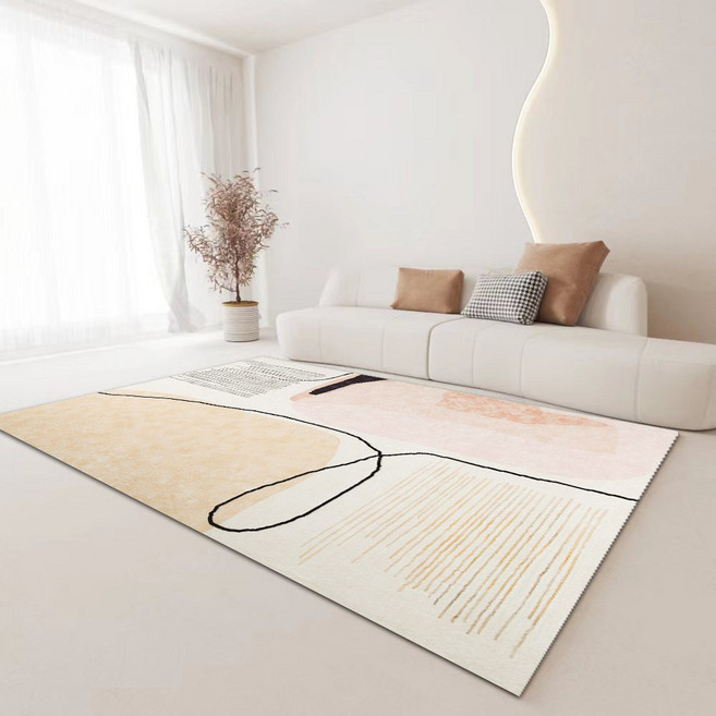 BRINCH Home Interior 仿羊絨北歐圖案客廳地毯