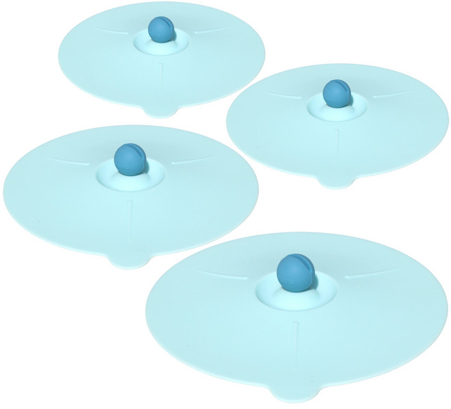 베링 실리콘 전자렌지 간편 그릇뚜껑, 혼합색상, 4개