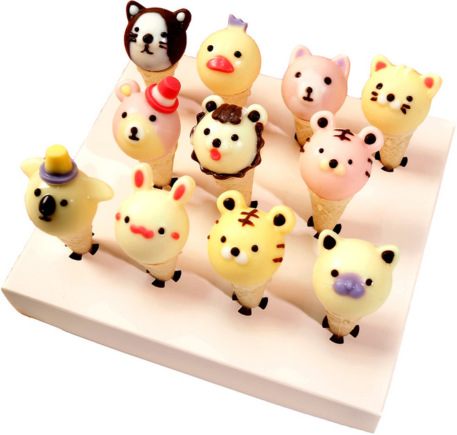 애니콘 막대과자 초콜릿만들기 세트, 1세트, 미니콘과자 + 초콜릿 340g + 데코용품 + 포장용품