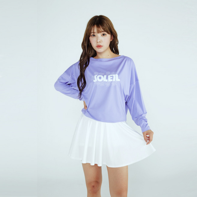 솔레일 여성용 세나 플레어 래쉬가드 속바지 치마