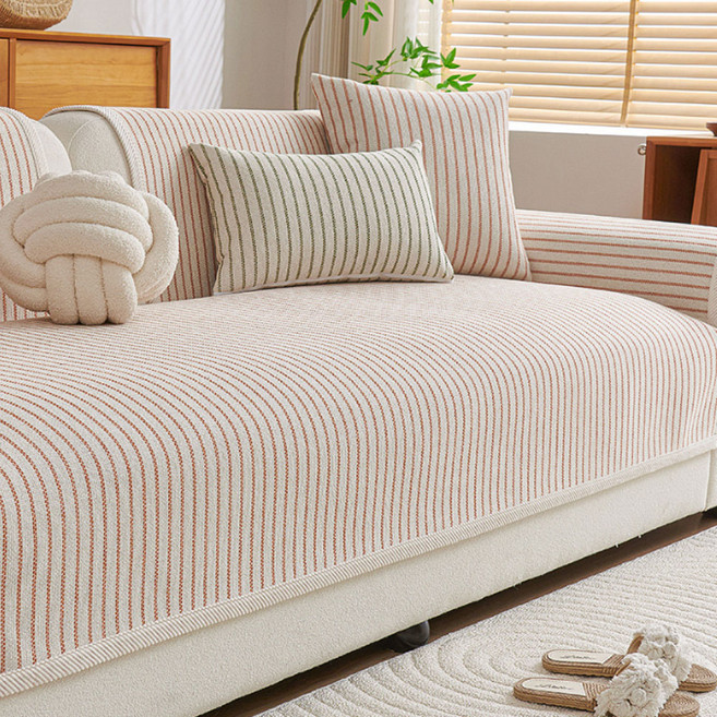 지앤와이 피노 스트라이프 사계절 논슬립 소파패드