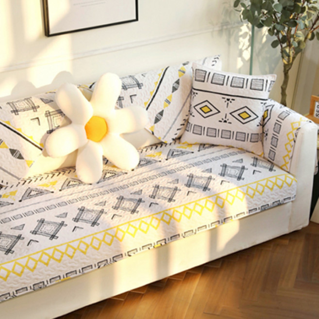 산뜻 패브릭 소파 커버, 패턴, 1개