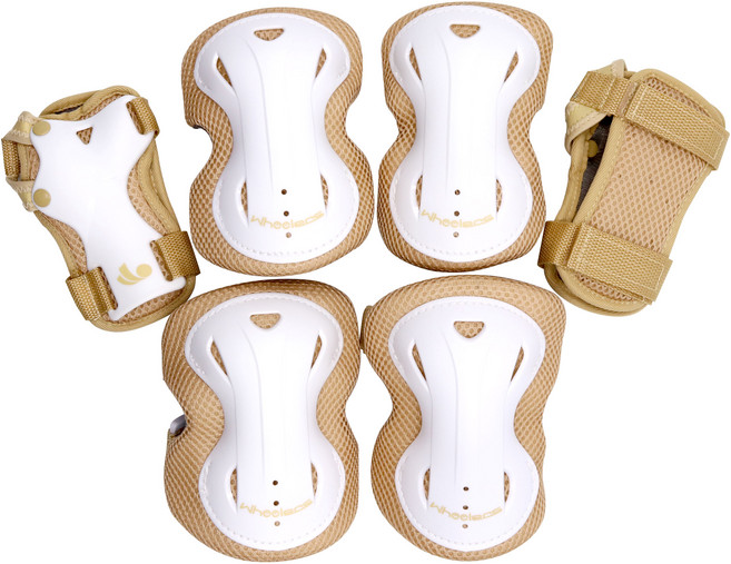 휠러스 스마트 아동용 보호대 세트, 베이지, 1세트