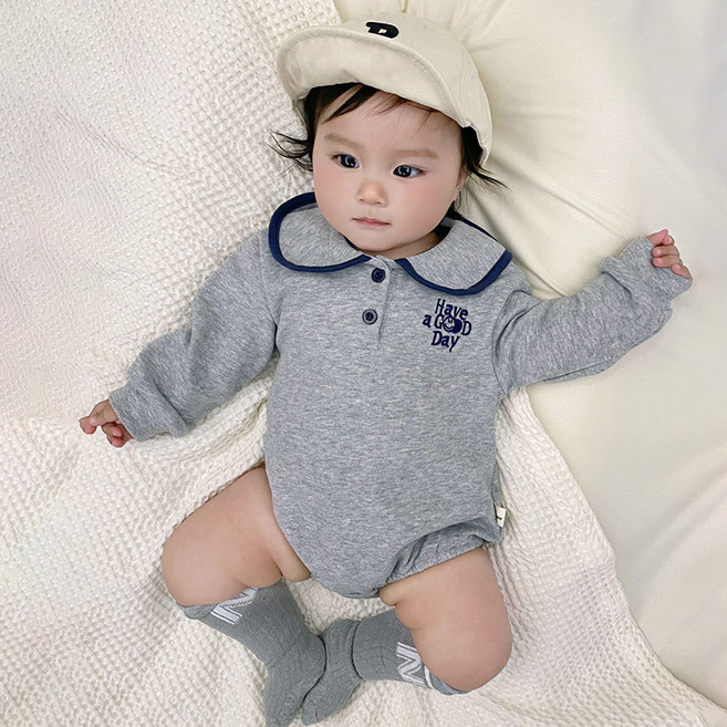 살루테 유아용 퓨리턴카라 롬퍼