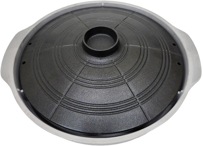 대디스타 양면 마늘 솥뚜껑 그리들, 29.5cm, 1개