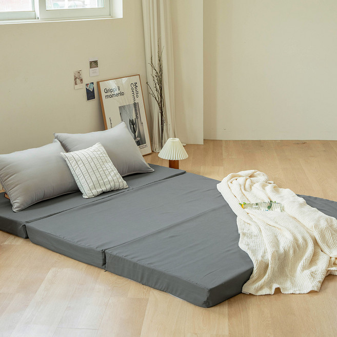 huggle 세븐존 3단 접이식 체중분산 메모리폼 매트리스