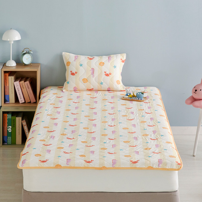 모던하우스 아동용 3도씨 슈퍼쿨패드, 마린프렌즈 레몬