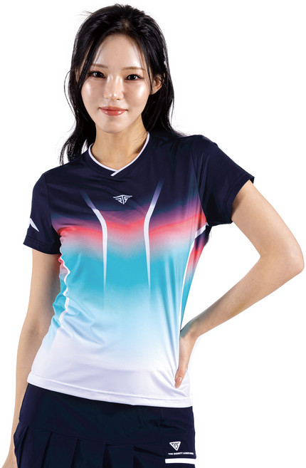 peggynco TRS 女款運動跑步羽球桌球T恤 FST 830