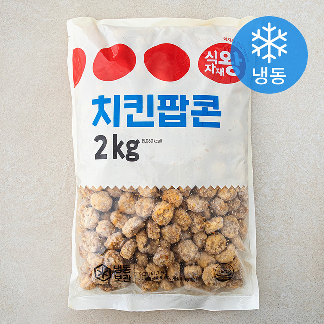 식자재왕 치킨팝콘 (냉동), 2kg, 1개