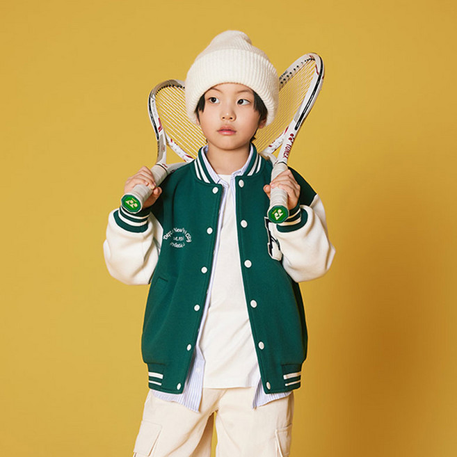 스파오키즈 아동용 바시티 점퍼