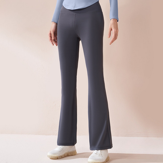 Marketpia 女性用皮拉提斯瑜珈冬季刷毛九分靴型緊身褲