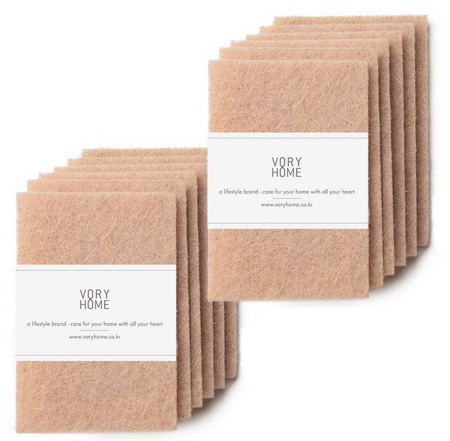 보리홈 쓱싹 사이잘 수세미 10 x 15 x 0.7 cm, 6개입, 2개