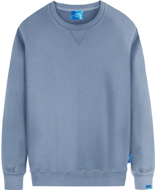 엘라모 남녀공용 기모 M 무지 맨투맨