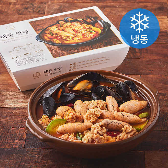 설래담 해물 알탕 (냉동), 660g, 1개