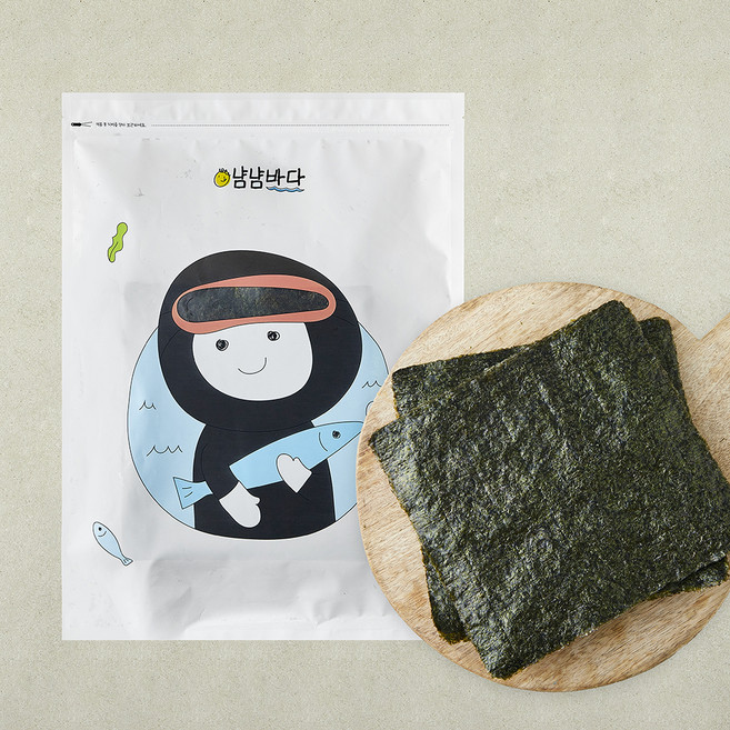 냠냠바다 구운 김밥김, 2.3g, 1개, 100매