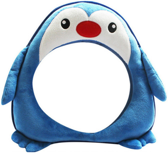 애니멀 유아 자동차 후방 안전거울 펭귄, 혼합색상, 1개